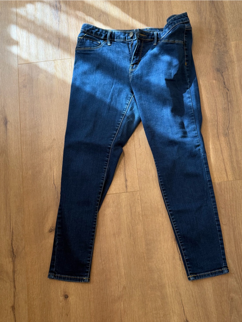 Wild Fable Blue Mid-Rise Denim Jeggings — Stretch Slim Fit